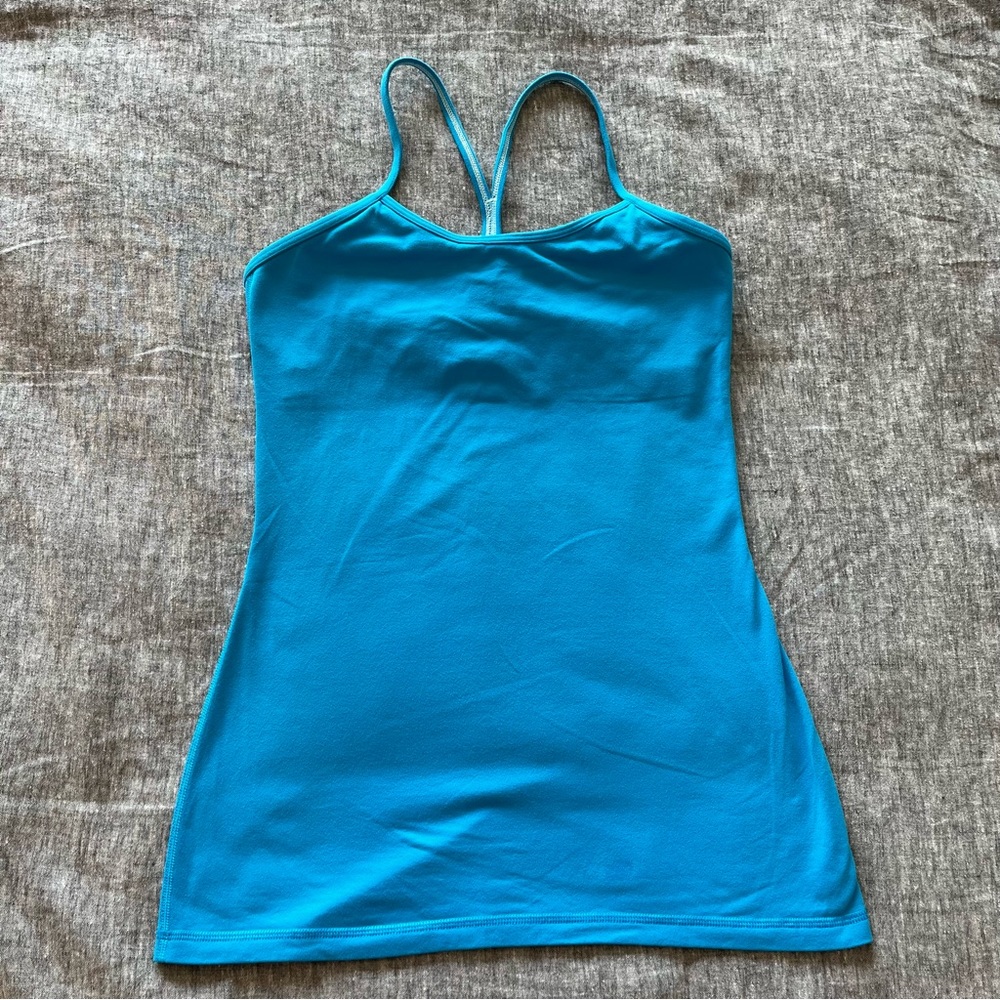 lululemon athletica Blue Tank Top